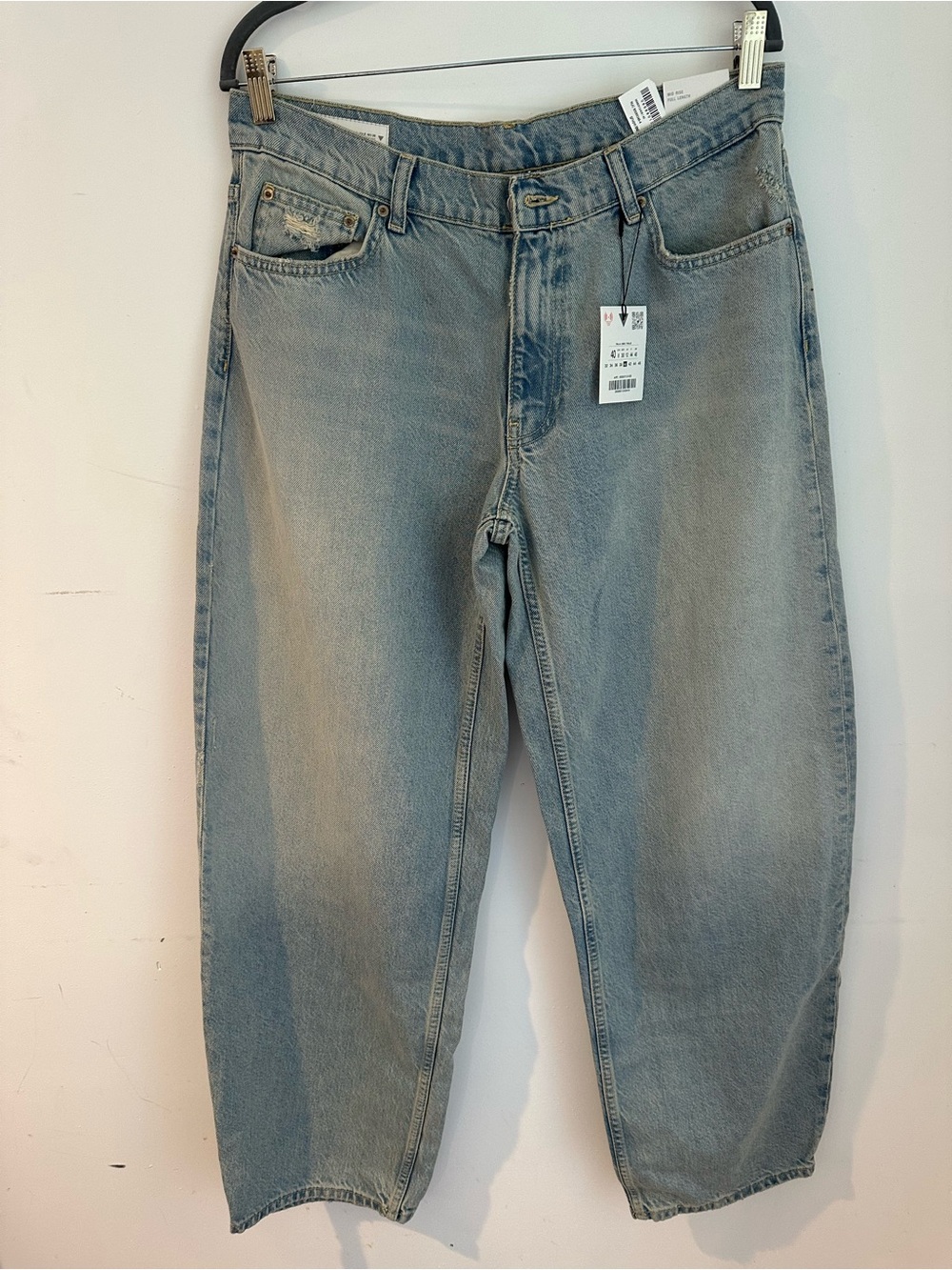 Zara Mini balloon denim Jeans size 8
